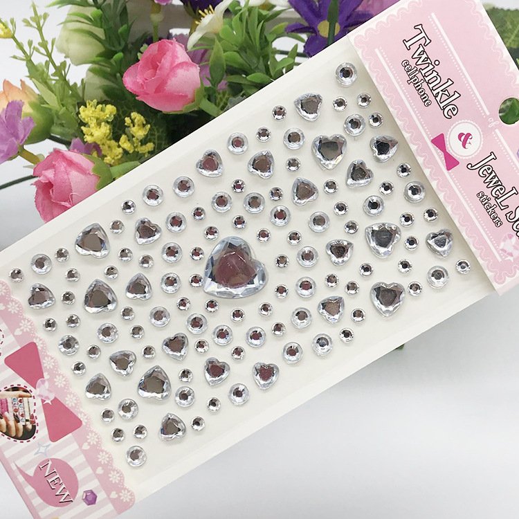 Self Adhesive Jewels Sticker Gemstones DIY Craft Makeup Bling Crystal Stickers