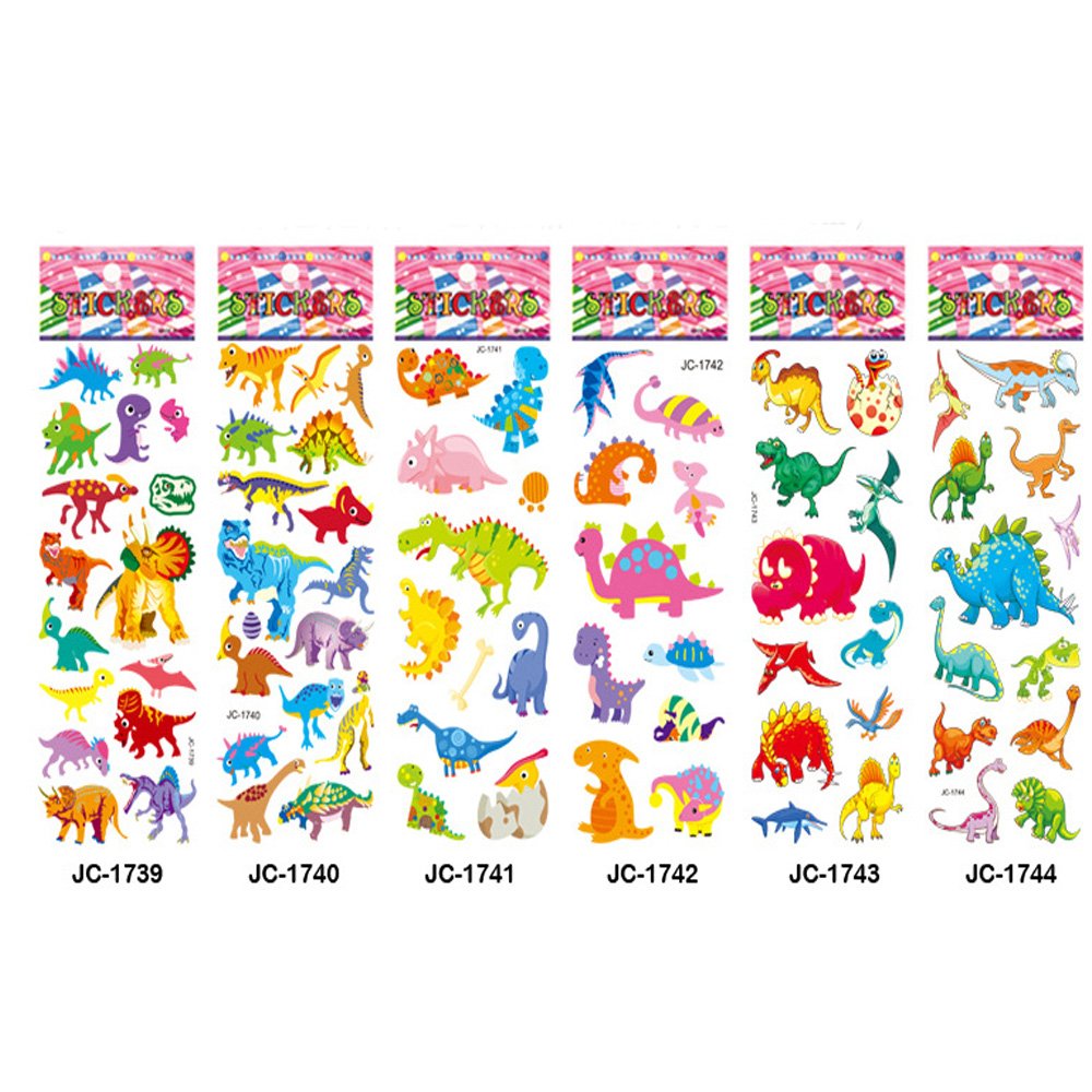 Hot Sale Toys OEM High Quality Various Lovely Cute 3D Cartoon Stickers For Kids Promotional Toys