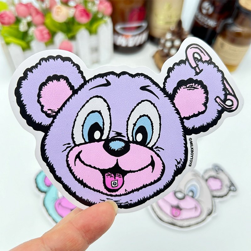 Custom High Quality Glossy Print Adhesive Die Cut Vinyl Stickers PVC Logo Scratch Proof Weatherproof Cartoon Custom Stickers