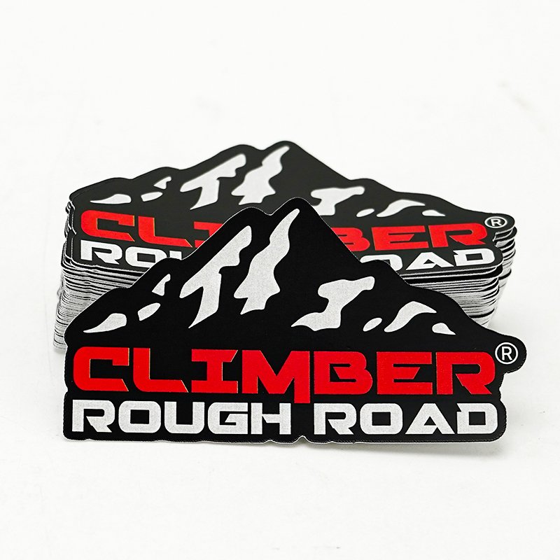Custom logo label printing die cut Vinyl stickers custom waterproof cartoon stickers manufacturers