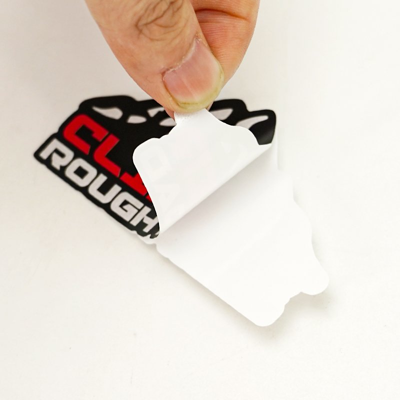 Custom logo label printing die cut Vinyl stickers custom waterproof cartoon stickers manufacturers
