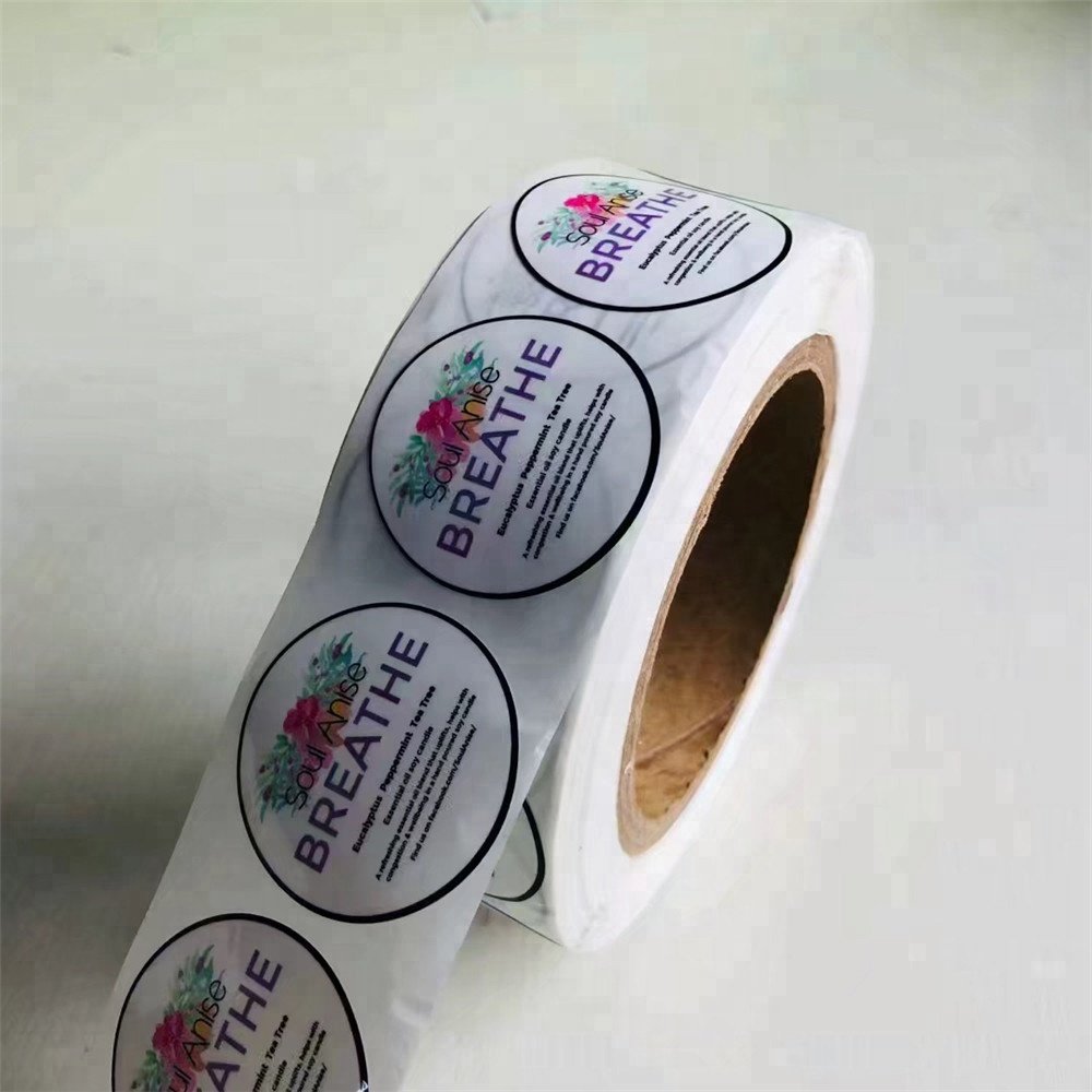 Company Design Labels Cartoon Waterproof Sticker Logo Adhesive Label Printing Holographic Vinyl Custom Die Cut Sticker Sheet