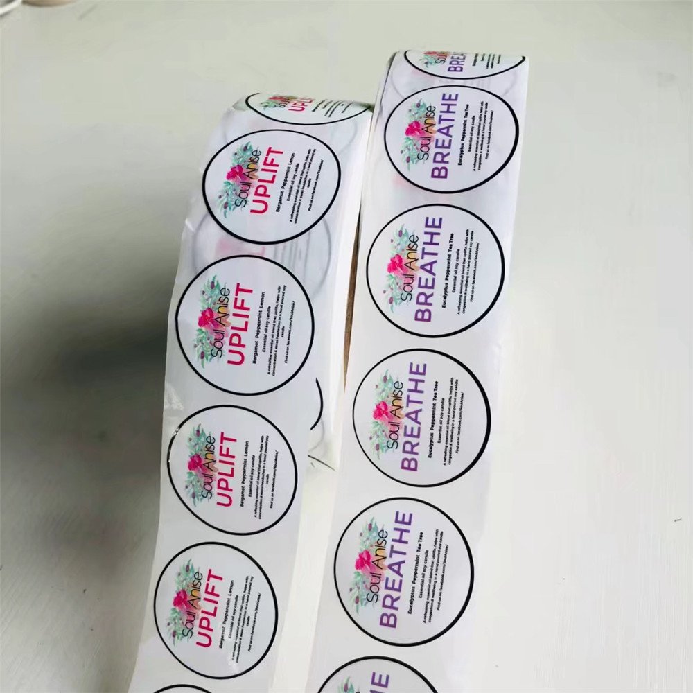 Company Design Labels Cartoon Waterproof Sticker Logo Adhesive Label Printing Holographic Vinyl Custom Die Cut Sticker Sheet