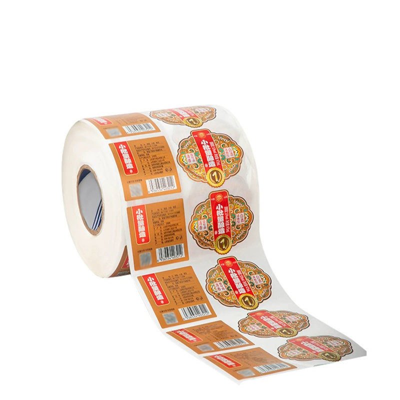Customized Self-Adhesive Roll Sticker Labeling Machine Vinyl Bottle Sticker & Product Certificate Packaging Printing
