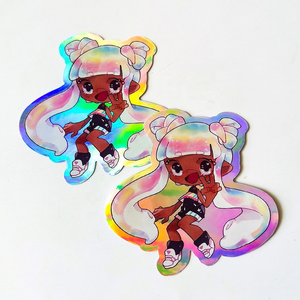 Custom UV Resist Back Split Die Cut Logo Printed Die Cut Waterproof Glossy Vinyl Adhesive Advertising Stickers Custom