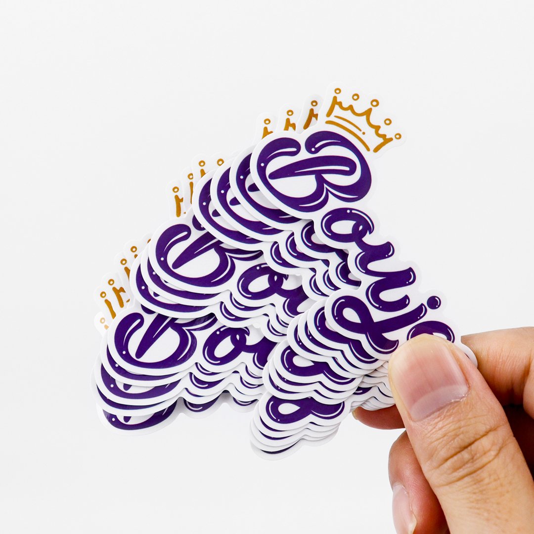 Personalized Kawaii Notebook sticker Cartoon waterproof scratch resistant self-adhesive decorative label custom die cut sticker