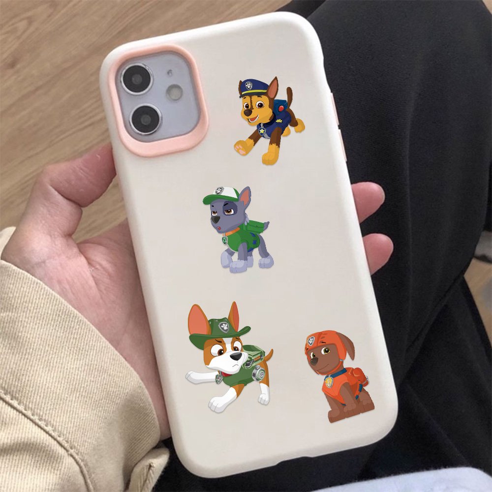 8 Sheets Die Cut Cute Cartoon Dog Decal Make a Face Pvc Stickers Diy Laptop Phone Water Cup Guitar Diary Waterproof Puzzle Toy
