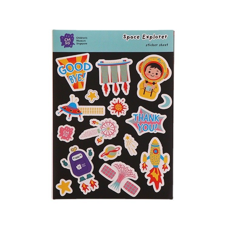 Wholesale Waterproof Custom Printing Vinyl Kiss Cut Cute Paper Sticker Sheet For Planner Stationery