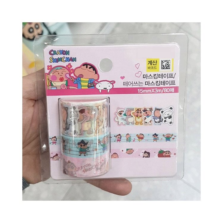 Anime Cartoon Series Cute Fresh Illustration Ledger Stickers Washi Paper Tape Diary Series And Paper Tape Set
