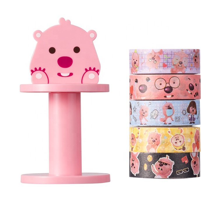 Anime Cartoon Series Cute Fresh Illustration Ledger Stickers Washi Paper Tape Diary Series And Paper Tape Set