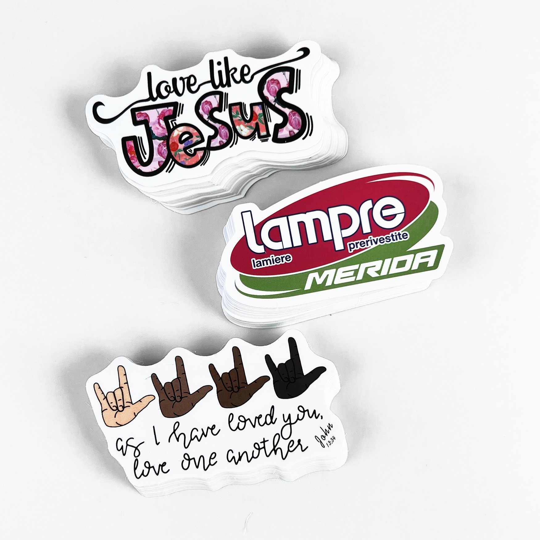 Printing Your Logo Design Outdoor Adhesive Label Cartoon Sticker PVC Weatherproof Stickers Custom Die Cut Sticker