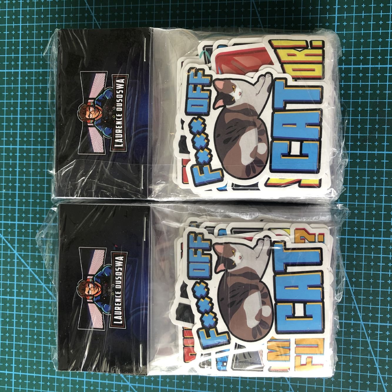 Personalized Logo Waterproof Cartoon Vinyl Stickers Print Die Cut kawaii Custom Stickers Pack