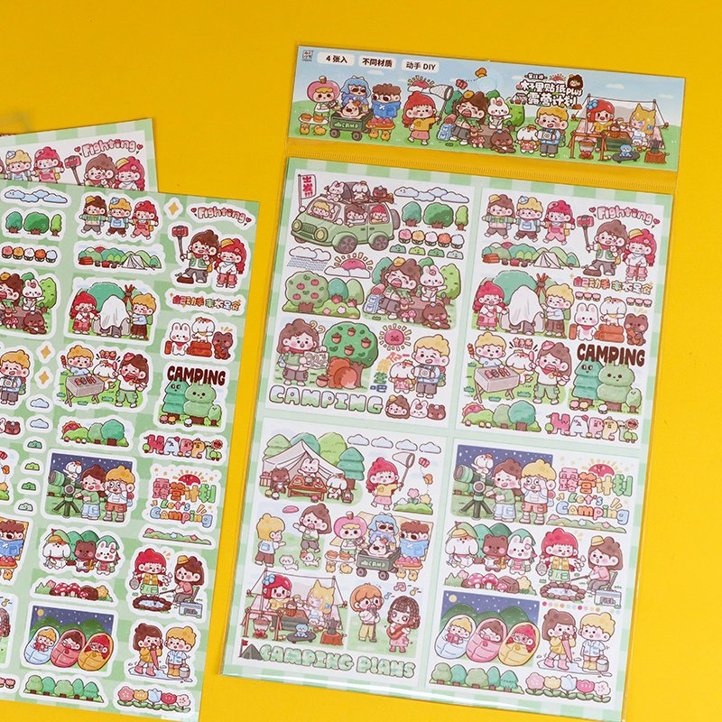 Complete Set of Instagram Creative Cute Cartoon Decorations Funny Daily Emoticon Stickers