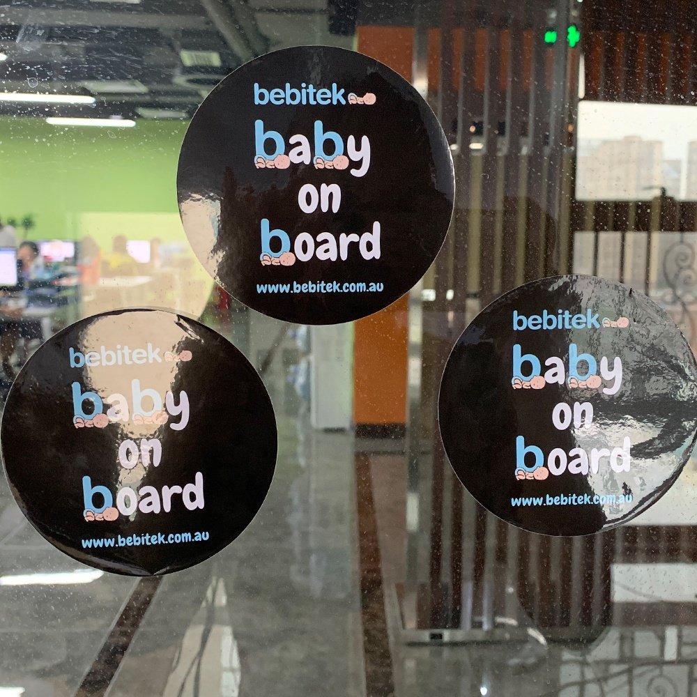 Self adhesive custom vinyl decorative sticker waterproof pvc logo car kiss cut clear sticker for windows
