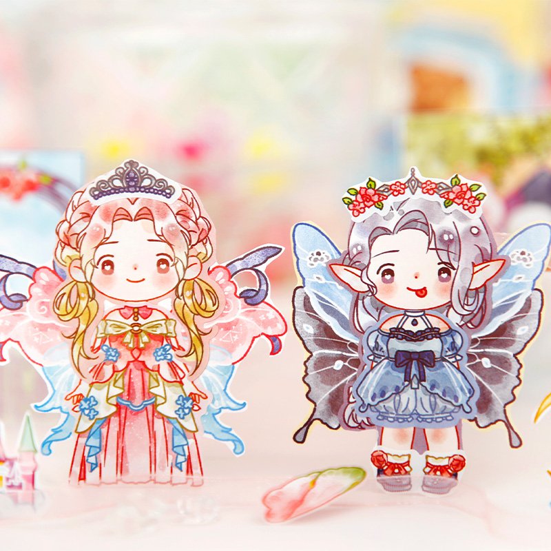 Simno Cartoon Girl Dress Up Paper Doll Pretend Play Game Clothes Puzzle Outfit Accessory for Kids Gift