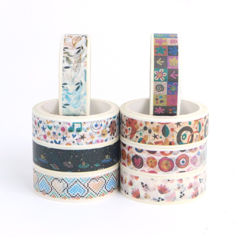 Japanese Cartoon Washi Tape DIY Manual Decorative Tape Paper Creative Painting Materials Cute Kids Stationery Washi Tape