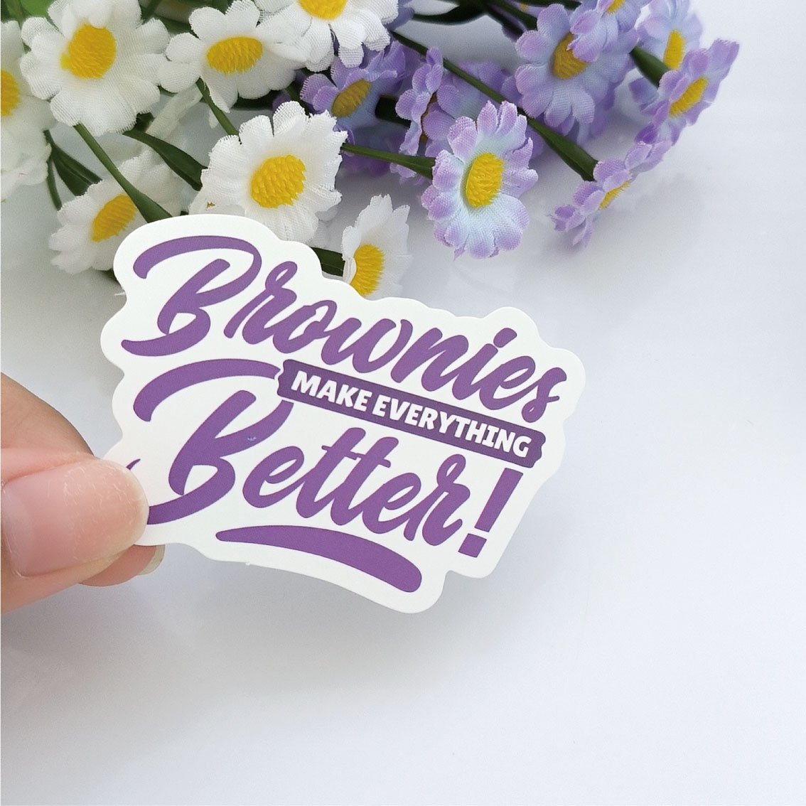 Waterproof custom logo cartoon sticker printing self adhesive vinyl die cut sticker