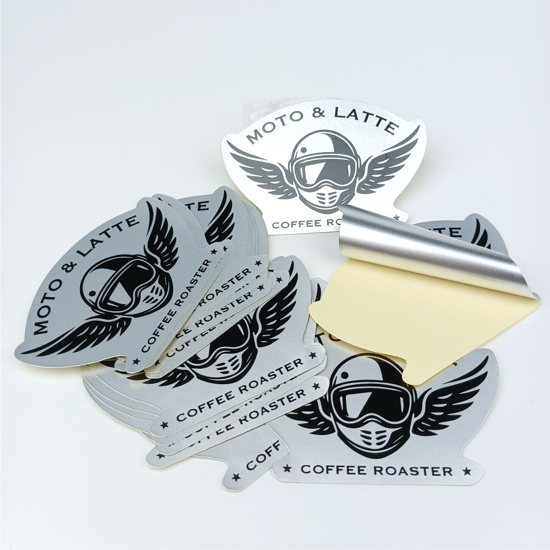 Waterproof custom logo cartoon sticker printing self adhesive vinyl die cut sticker
