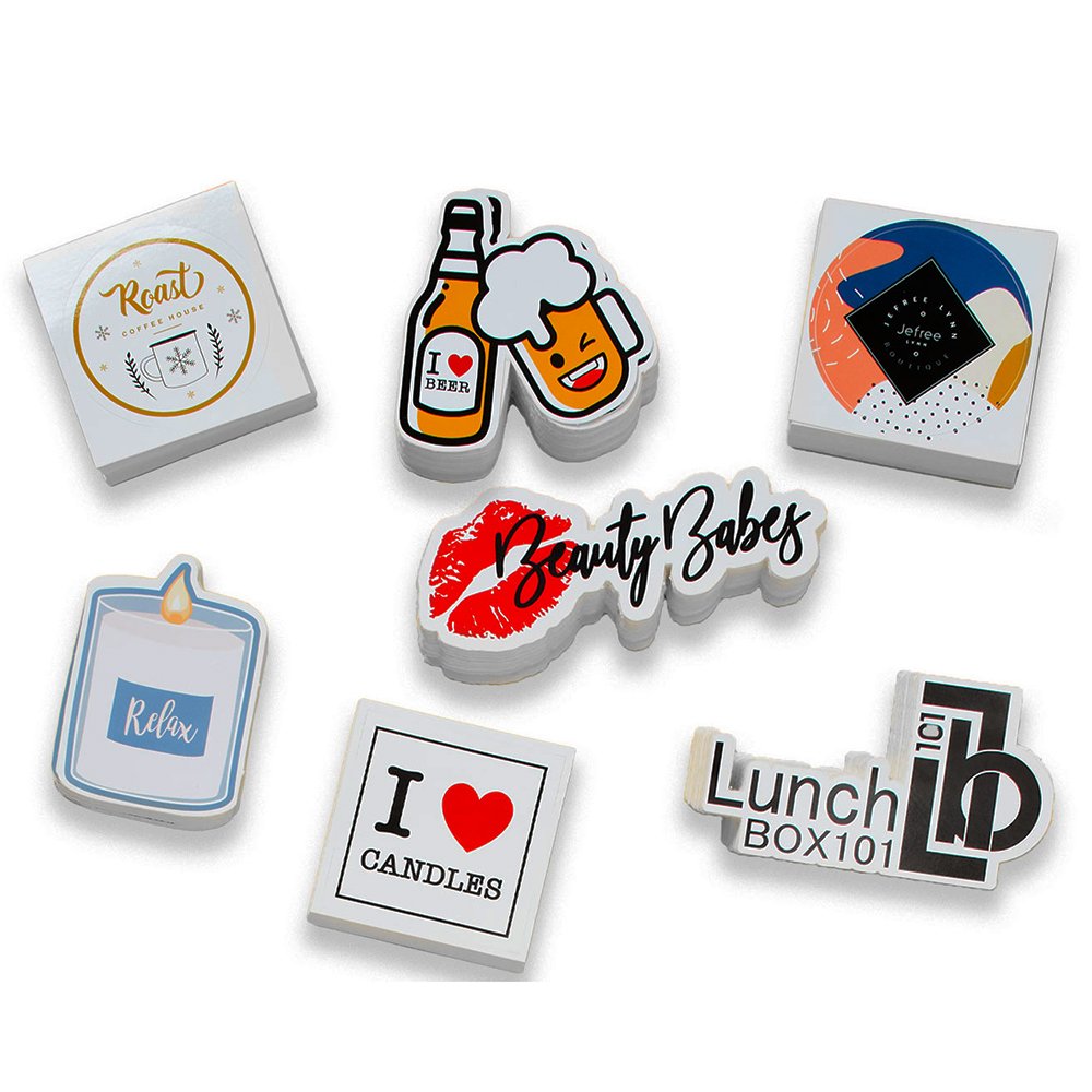 Cartoon Design Diecut Waterproof Custom Stickers For Laptop Suitcase Vinyl Print Die Cut Stickers