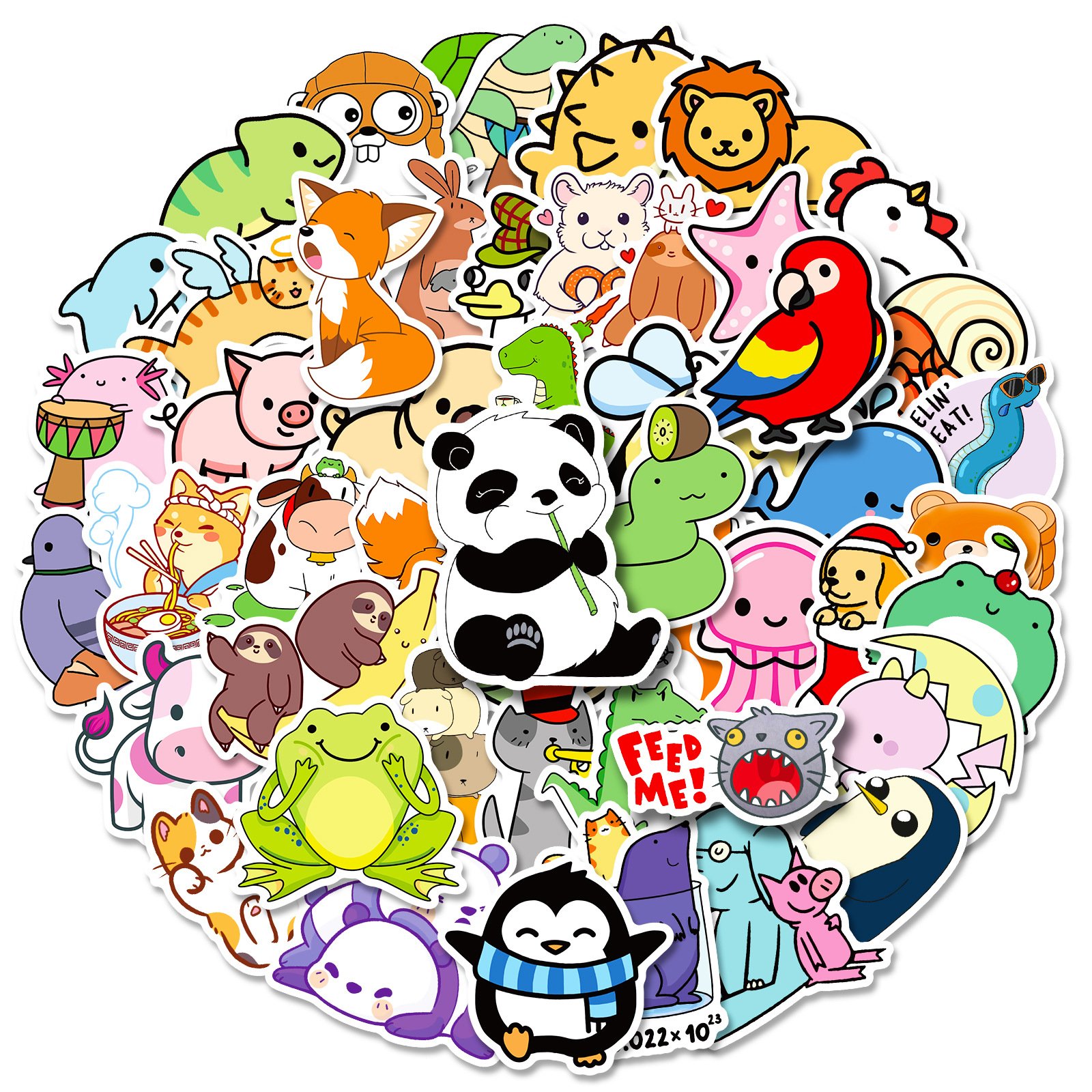 Stickers Custom Cartoon Stickers decorative Custom Printed Die Cut Vinyl promotional stickers