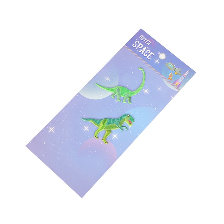 Wholesale Children Gift Custom Printing Cartoon Decorative 3D Pu Puffy Sticker Kid
