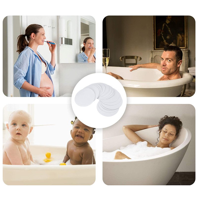 Color 10CM Bathtub Anti Slip Stickers Transparent PEVA Round Anti Slip Tape For Bathroom Home Stairs Floor