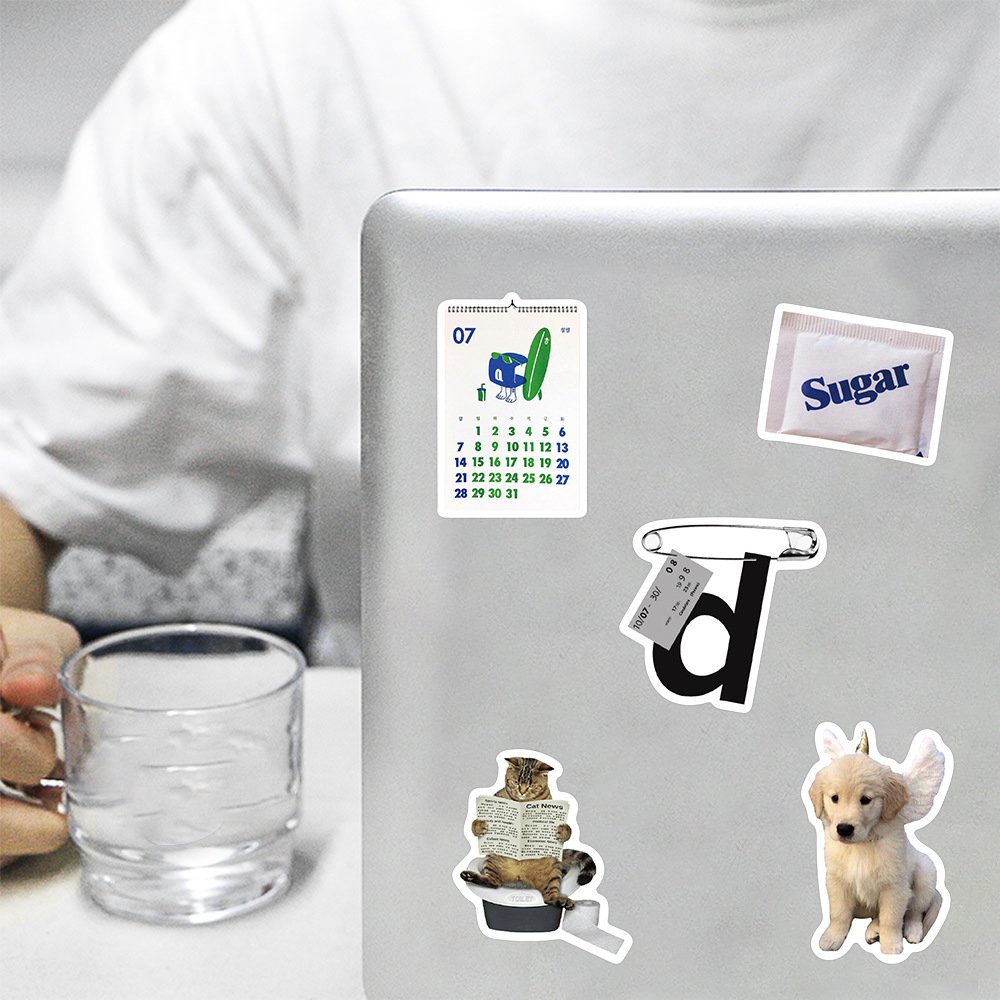 Wholesale 50 PCS Ins Style PVC Waterproof Die-Cut Decals Cartoon Stickers for Water Bottle Laptop Phone Skateboard Bike Car