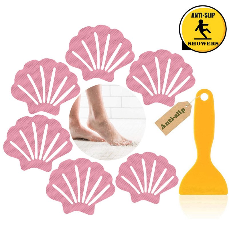 Manufacturers directly supply polyethylene rubber shell bathroom non-slip with bathtub non-slip waterproof stickers