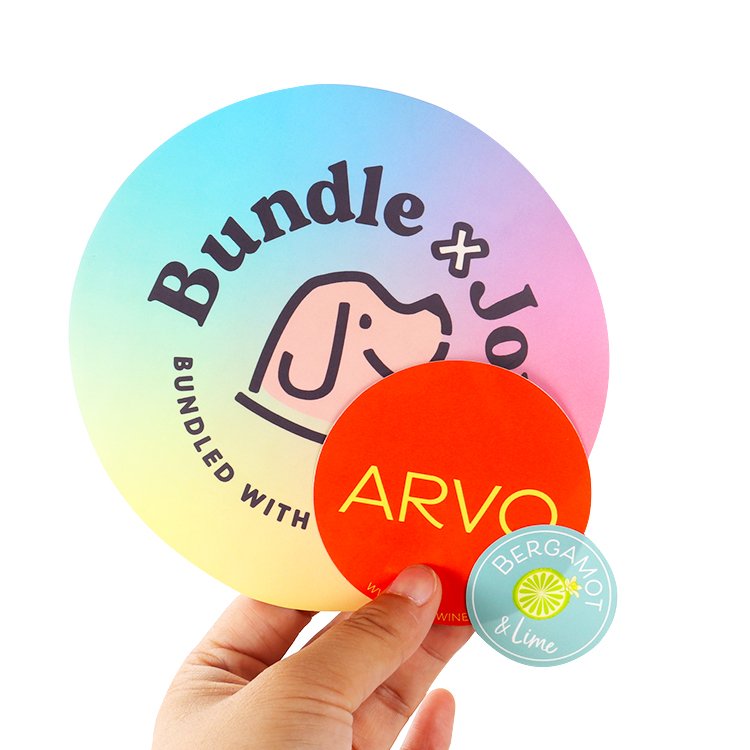 Custom Die Cut Vinyl Stickers Printing Adhesive Waterproof PVC Label Company Logo Design Cartoon Stickers Die Cut