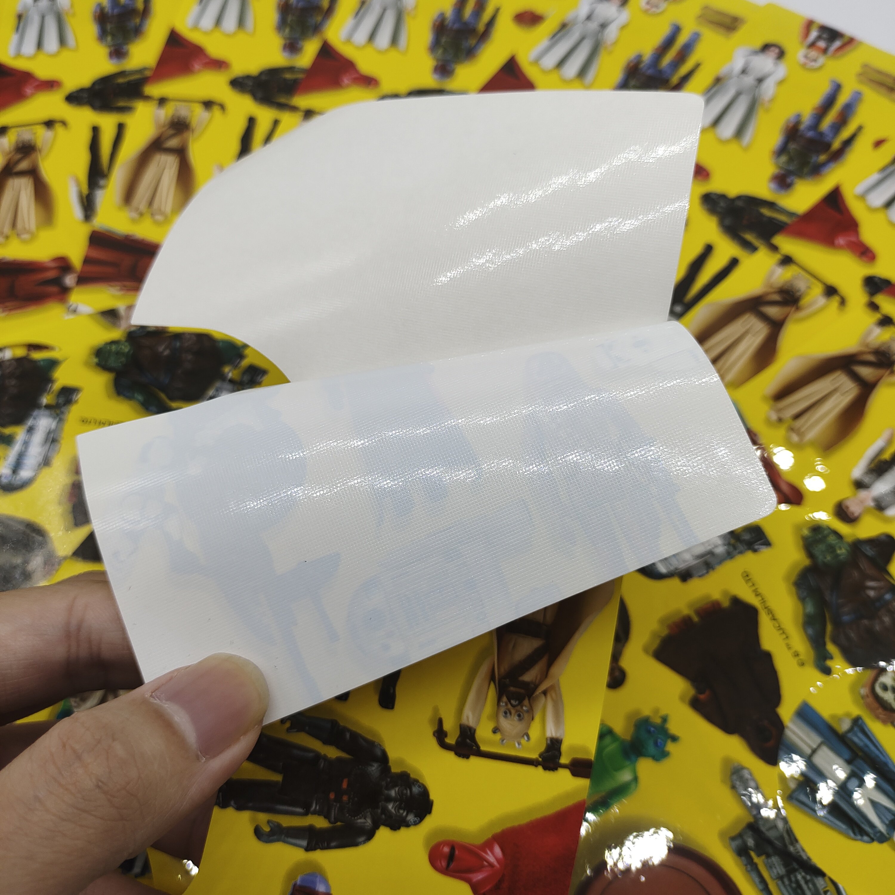 High quality customized die cut cartoon stickers printing packaging stickers