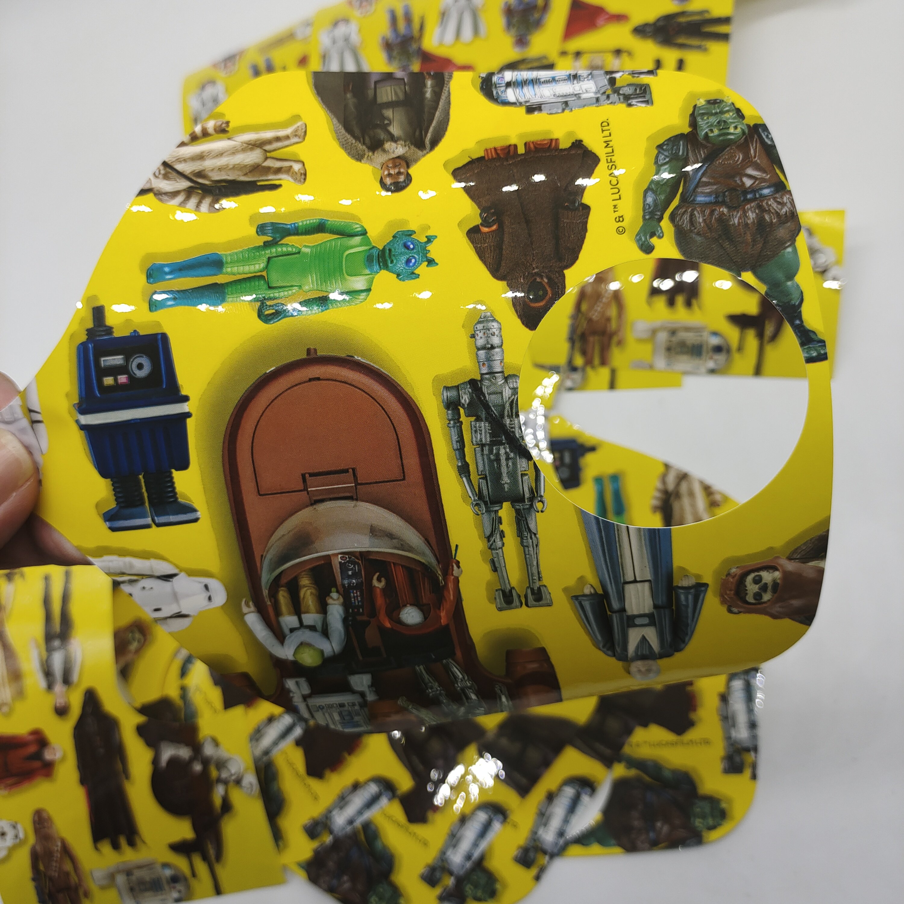 High quality customized die cut cartoon stickers printing packaging stickers