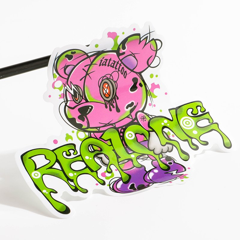Custom Die-Cut Vinyl Adhesive Sticker Cute Pattern Die-Cut Sticker