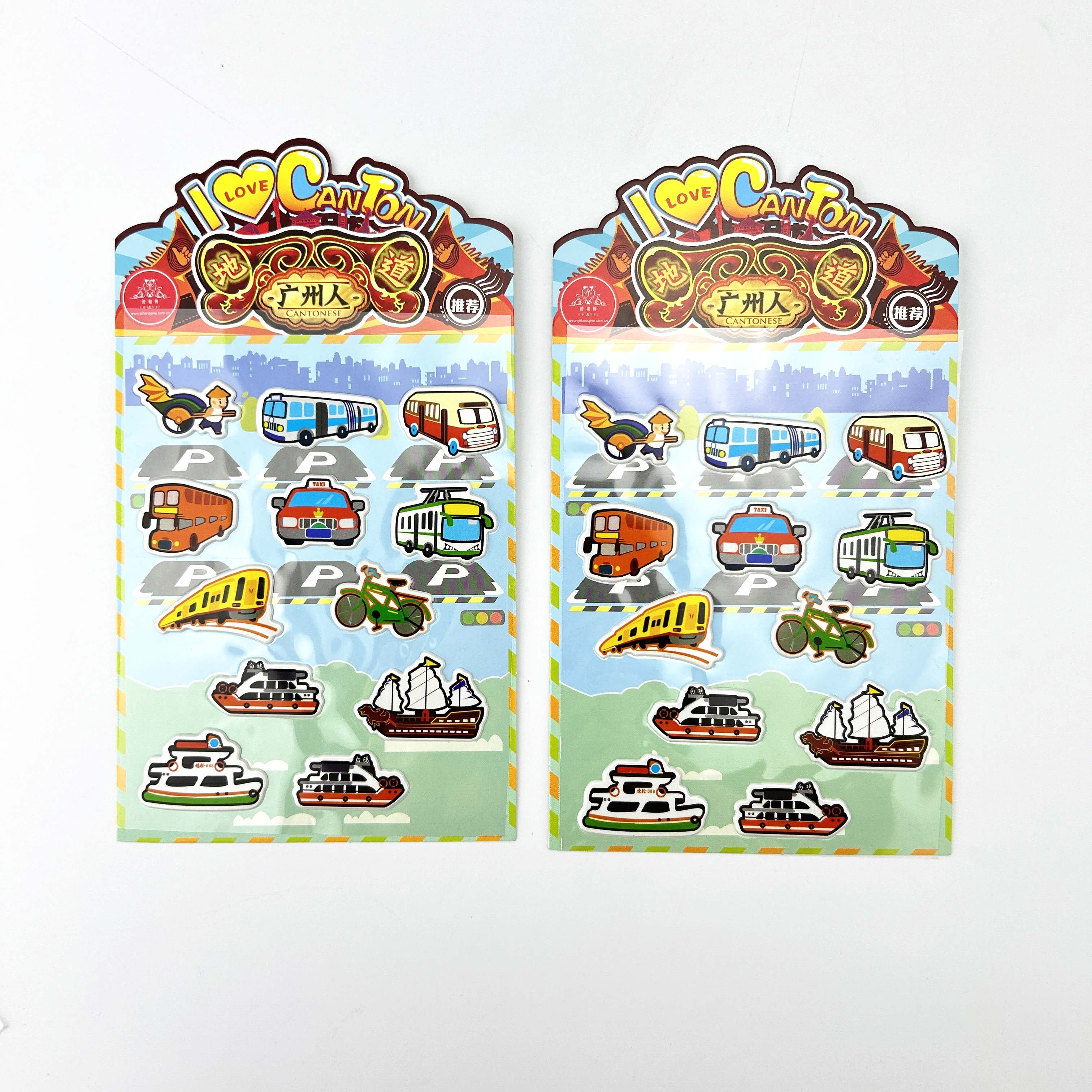Custom design puffy stickers 3d sticker sheet wholesale cute promotional event stickers for children