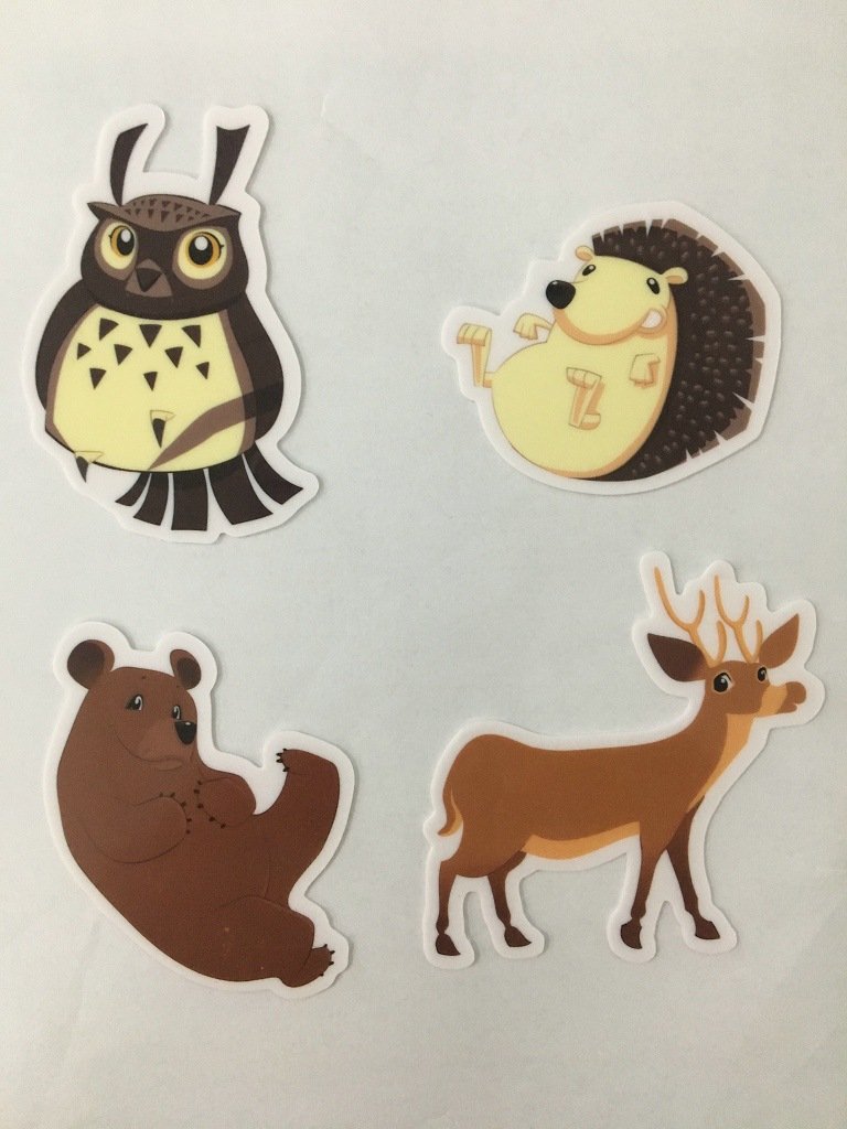 Wholesale Customized Display Vinyl Waterproof Cute Logo Design Cartoon Sticker Cartoon Kawaii Stickers