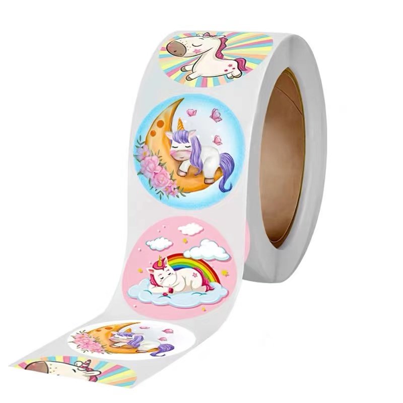 Waterproof Planner Motorcycle Cartoon Journal Hologram Vinyl Printing Thank You Label Logo Window Custom Stickers Sheet