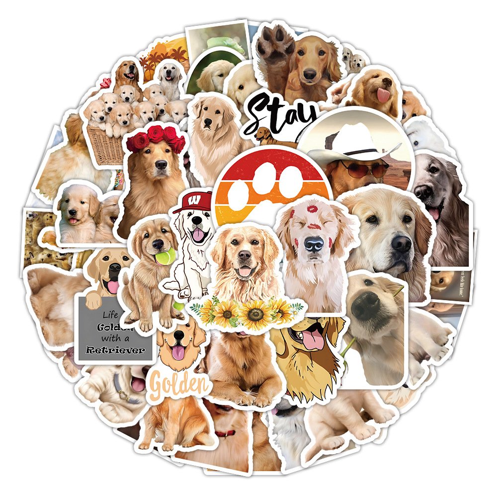 Factory wholesale self-adhesive animal pattern stickers custom waterproof cartoon die cut logo label stickers