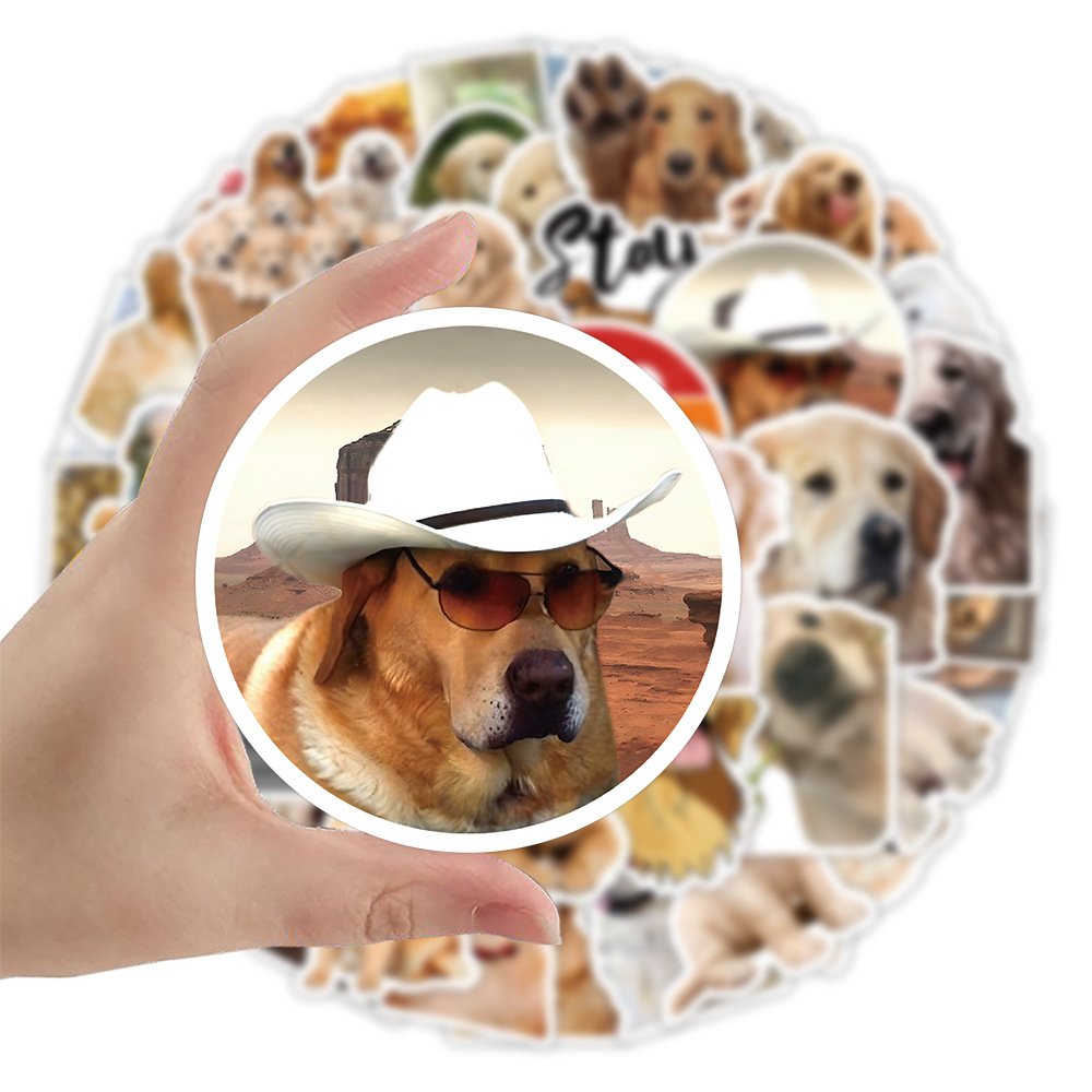 Factory wholesale self-adhesive animal pattern stickers custom waterproof cartoon die cut logo label stickers
