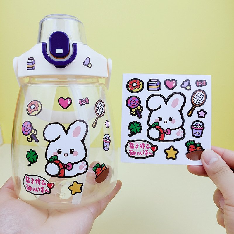 Self Adhesive Custom Sticker Sheet Printing Vinyl Kiss Cut Cartoon Logo Stickers