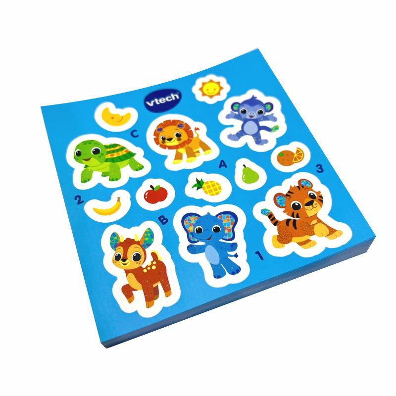 Custom High Quality Cartoon stickers Personalized Adhesive Vinyl Label Logo Cartoon Kiss Cut Sticker paper