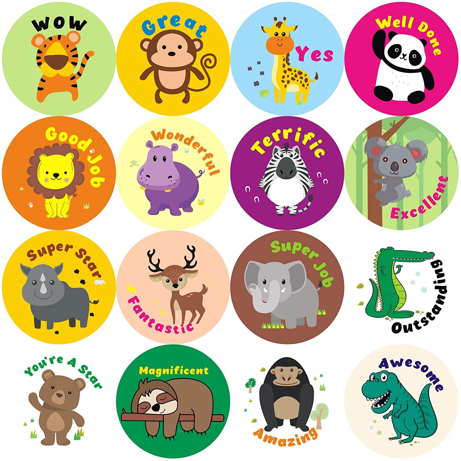 Factory Supplier Kiss Cut Vinyl Self Adhesive Cartoon Sticker Labels Printing Packaging Label Die cut Logo Stickers