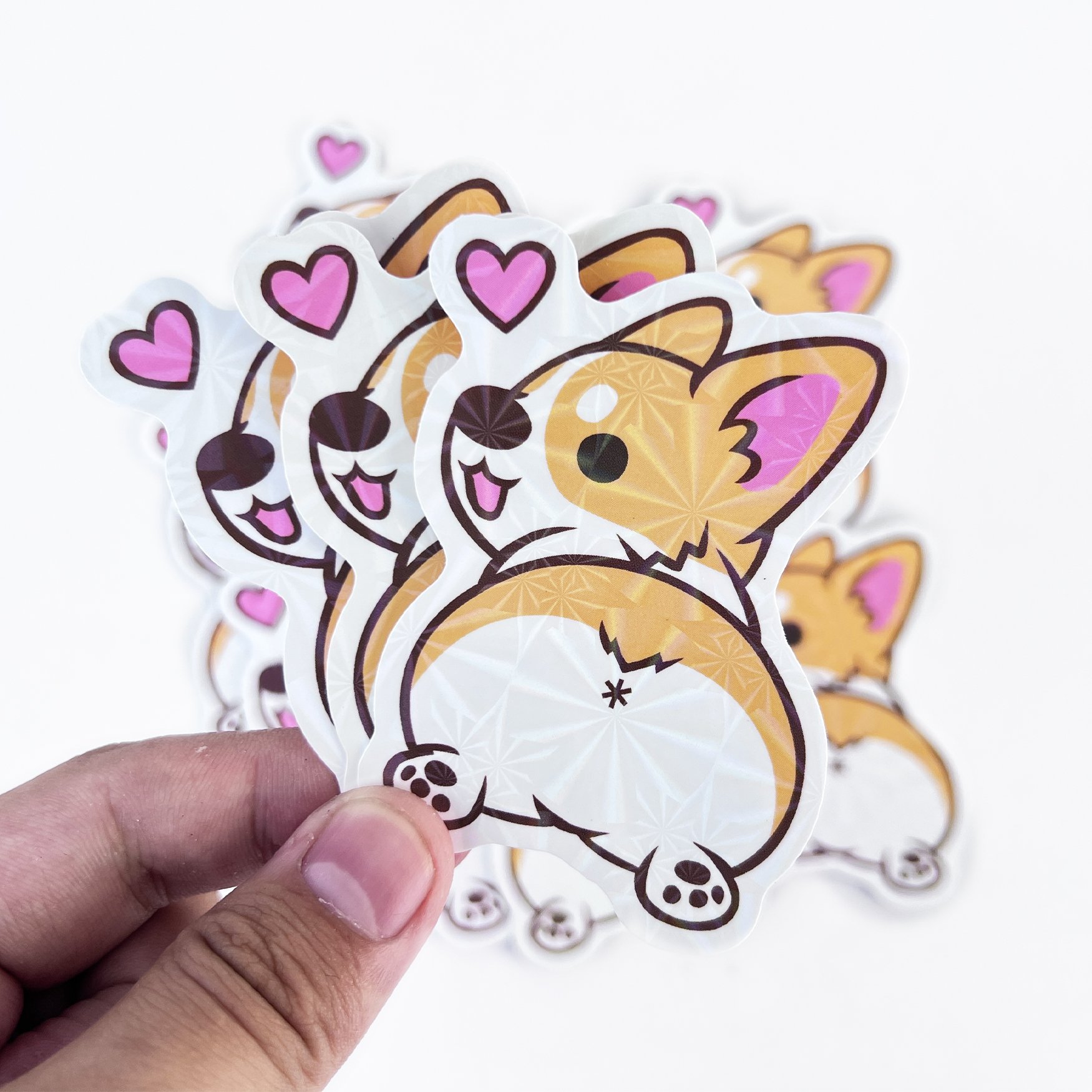 Custom Printing Waterproof Vinyl Cartoon Stickers Custom Company Logo Label Adhesive Die Cut PVC UV Resistant Sticker
