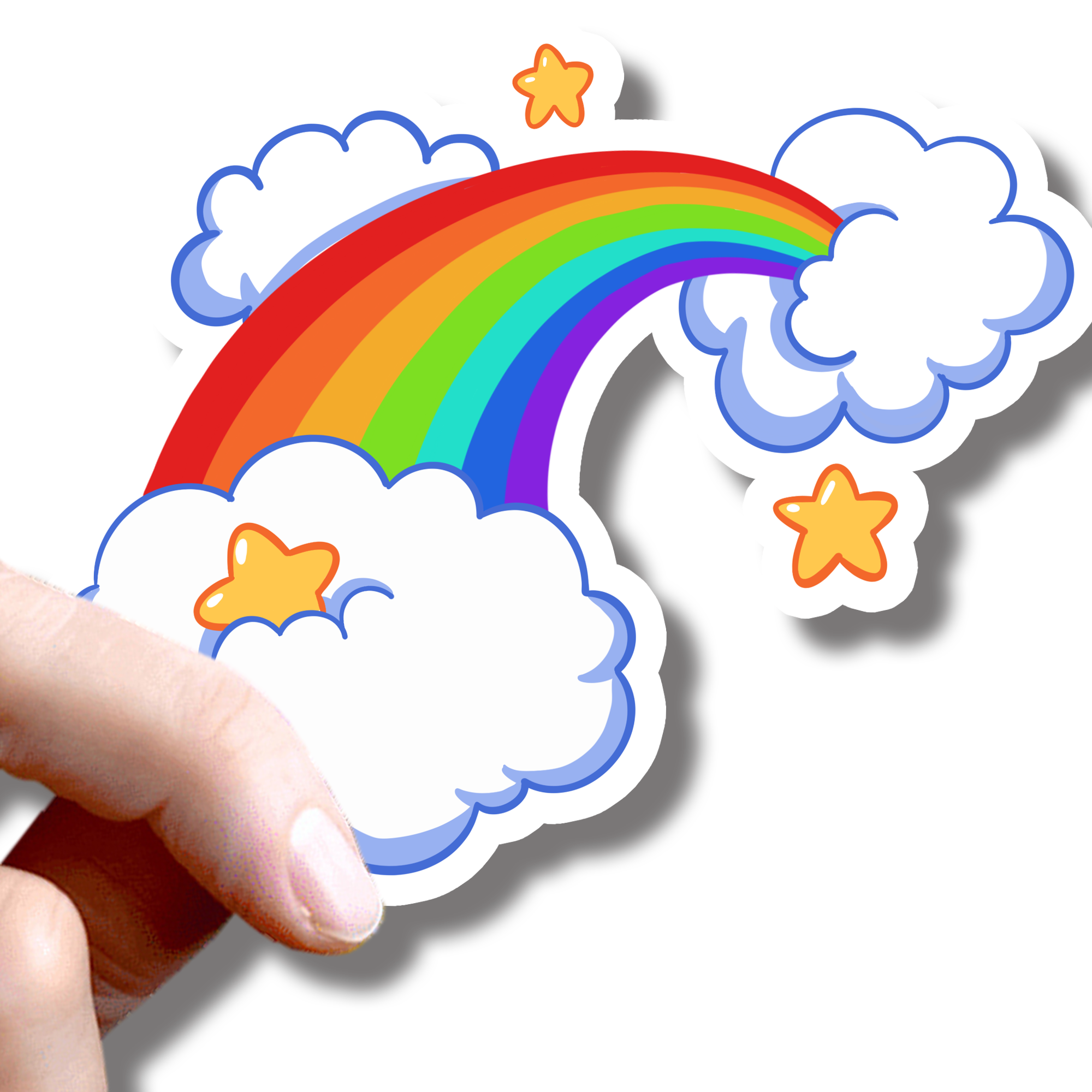 Cute cartoon decorative stickers custom notebook wall charging treasure waterproof vinyl stickers wholesale cartoon stickers