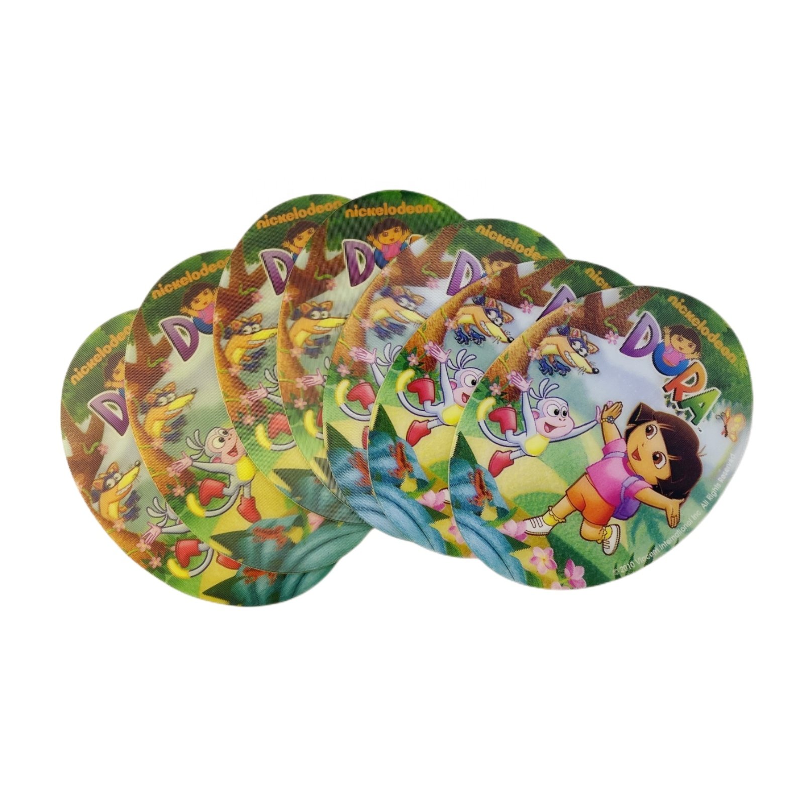 cute novelty 3D lentiuclar custom cartoon stickers car stickers anime stickers for promotional gifts