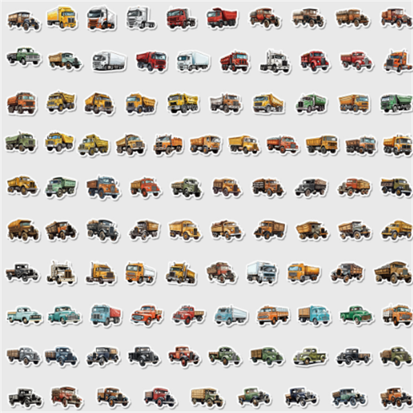 Wholesale Cartoon Vehicle Sticker 50/100PCS For Home Skateboard Luggage Laptop Decorative Vinyl Custom Printing