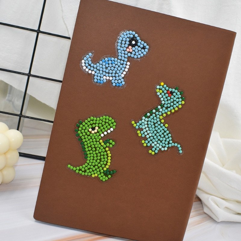 Hot Selling 5D Diamond Dinosaur Stickers Diy Diamond Cartoon Sticker Painting Stickers