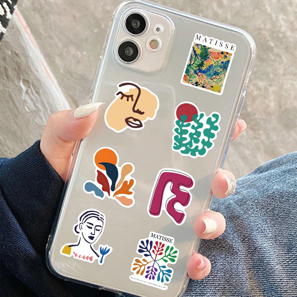 50pcs Abstract Art Poster Painting Graffiti Sticker Diy Skateboard Phone Case Laptop Luggage Waterproof Toys Gifts Stickers