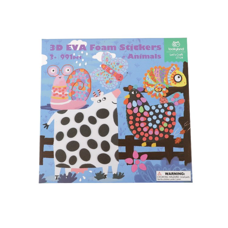 Manufacturer Wholesale Good Price Cartoon Customised Eva Foam Sticker