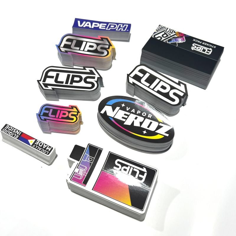 Custom High Quality PVC Vinyl Stickers Waterproof Die Cut vinyl Sticker For Seal Paper Bag