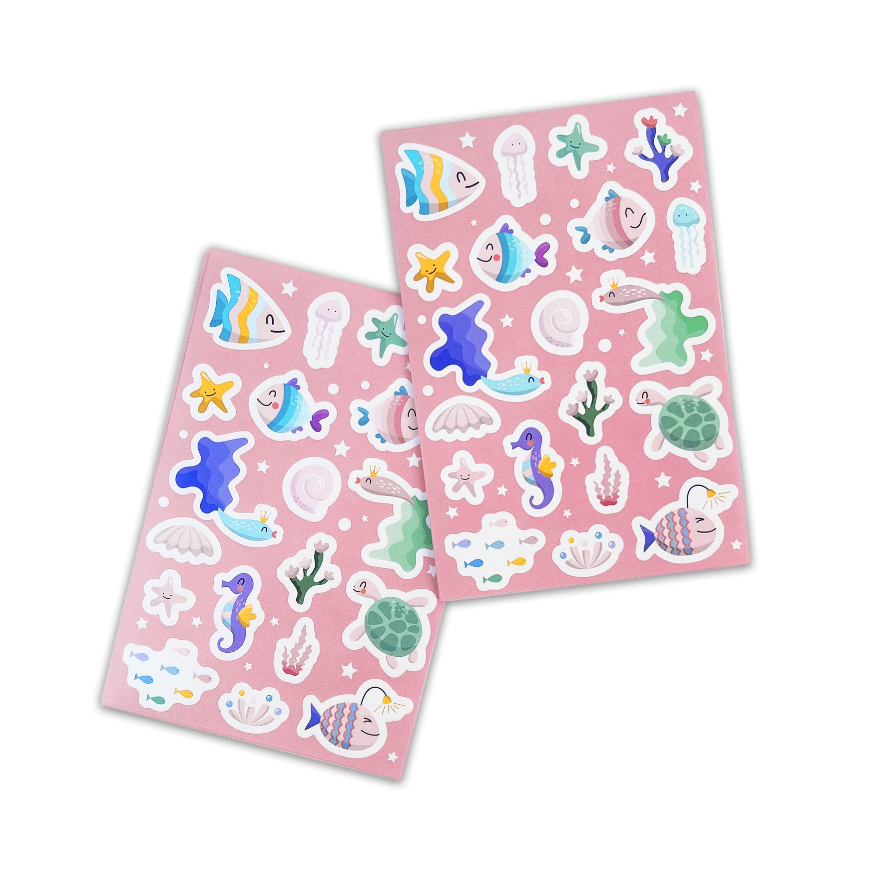 Custom Waterproof Kiss Cut Vinyl Paper Sticker Sheets With Logo For Sale Adhesive Cartoon Die Cut Decorative Kiss Cut Sticker