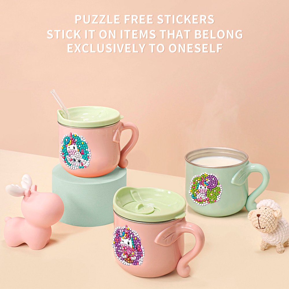 Wholesale children's diamond painting set 5D DIY diamond set by digital painting, handmade stickers, children's handicrafts